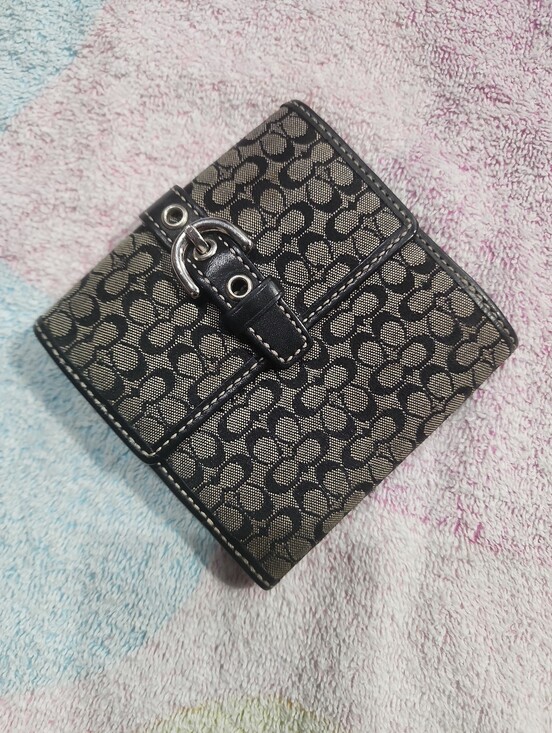 Coach Accessories - Coach Mini Signature Jacquard Small Wallet